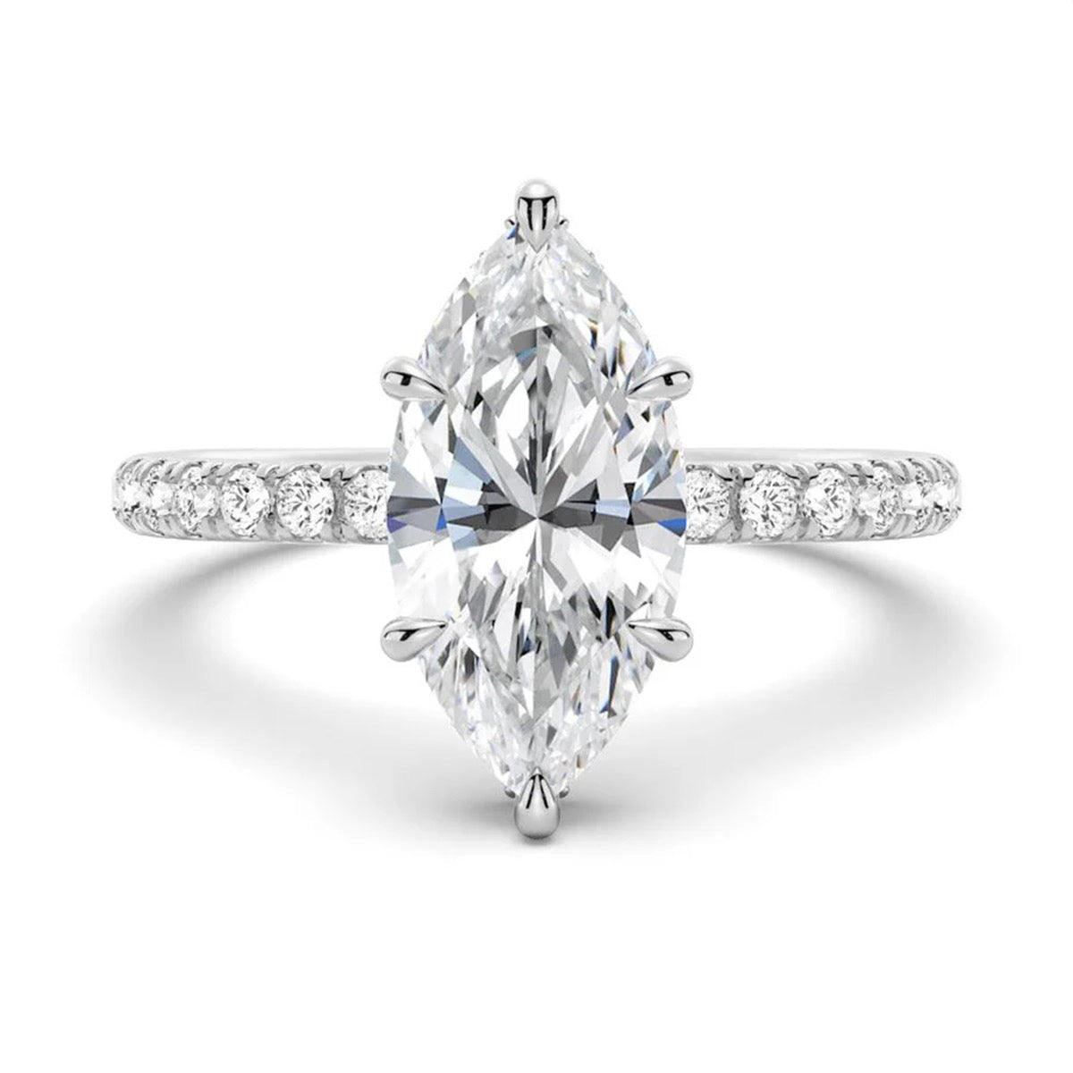 Pre-Order Étoile Marquise-Cut Sterling Silver Ring