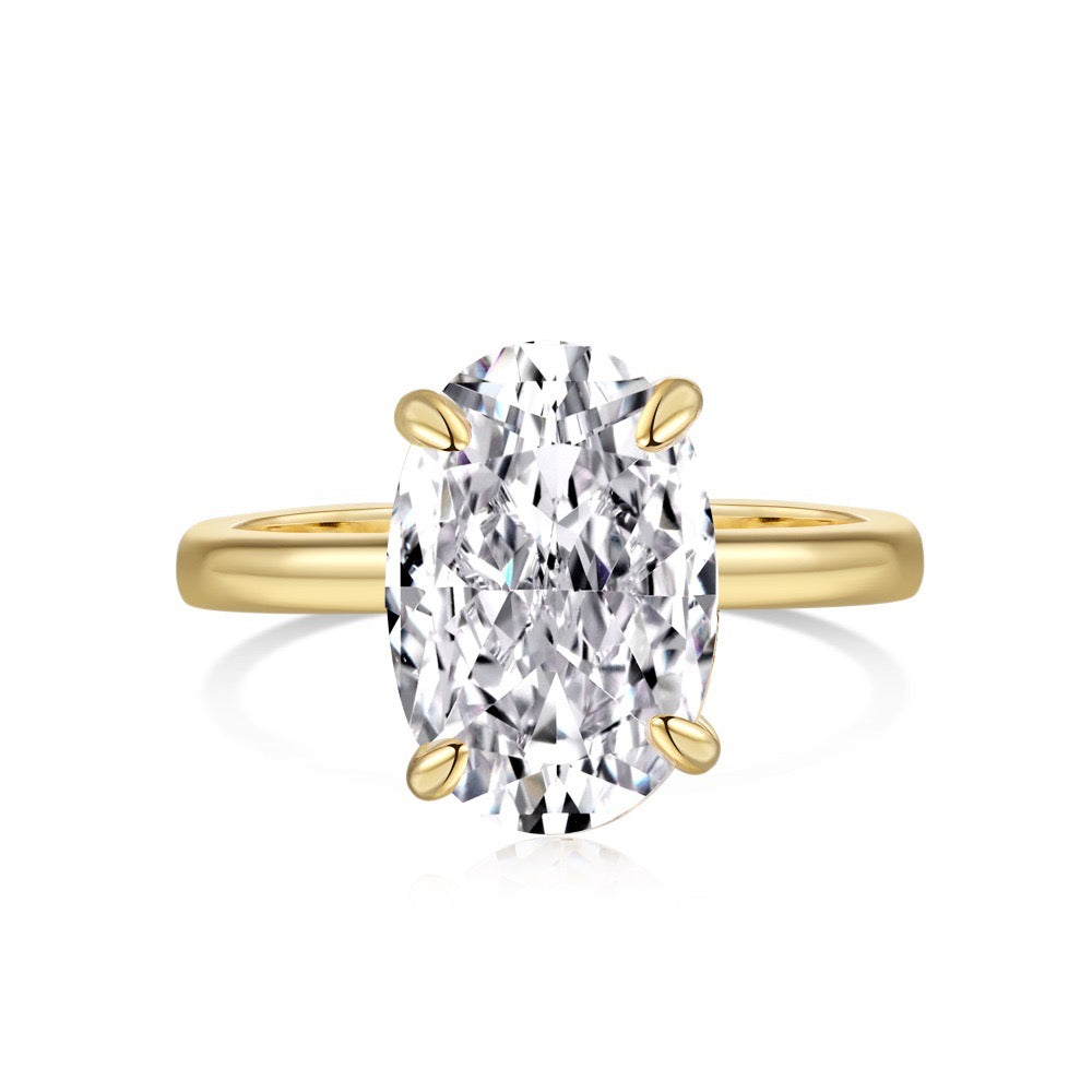 Pre-Order Destiny Solitaire Gold Plated Ring