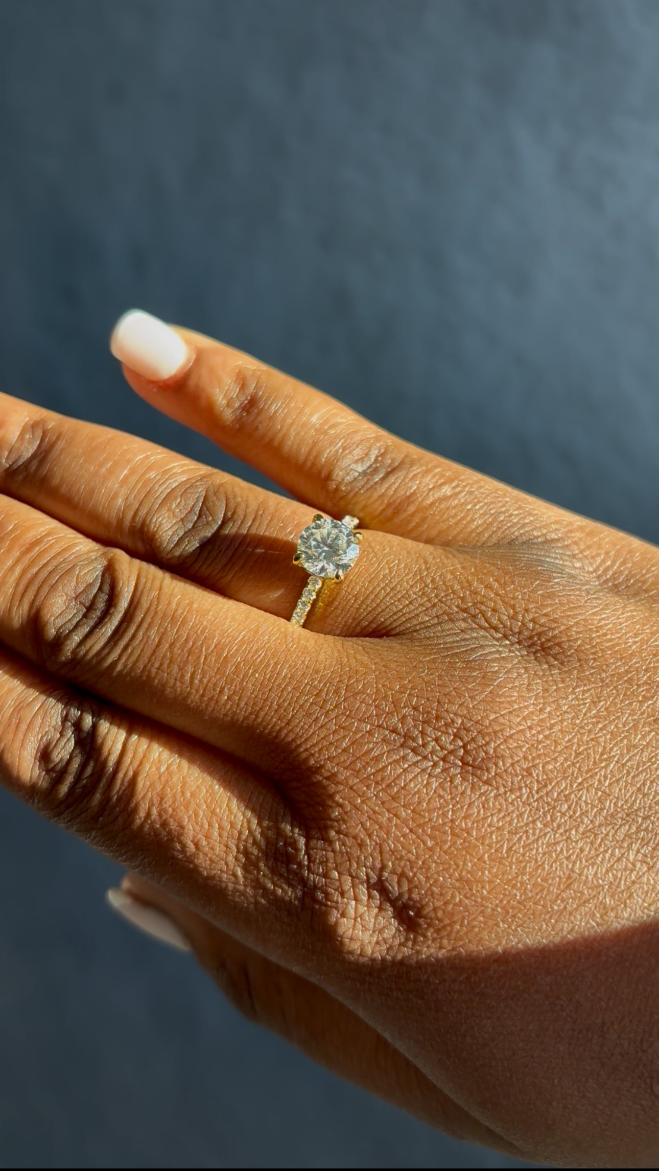 Pre-Order Eternal Radiance Round -Cut 2ct 14k Gold Plated Moissanite Ring